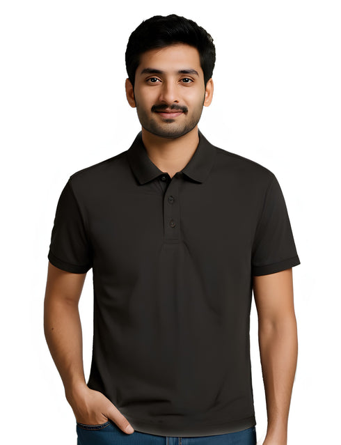 Men's Classic Plain Polo T-Shirt
