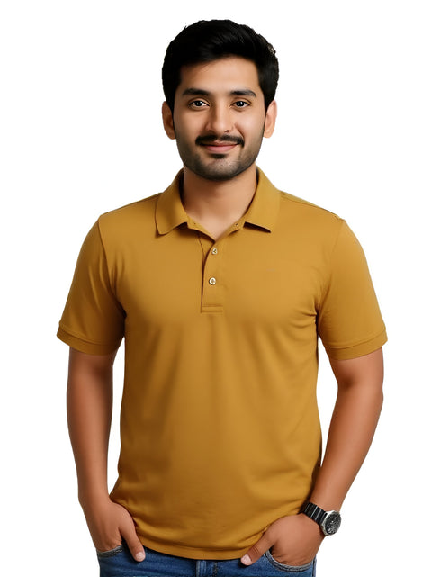 Men's Classic Plain Polo T-Shirt