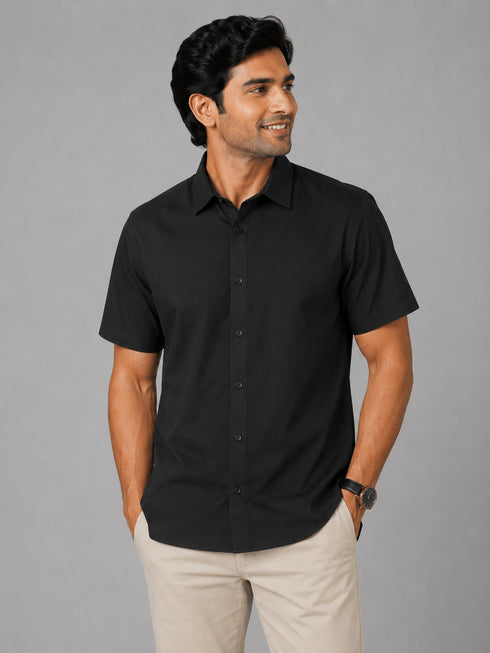 Men's Classic Oversized Plain Shirt