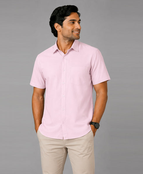 Men's Classic Oversized Plain Shirt