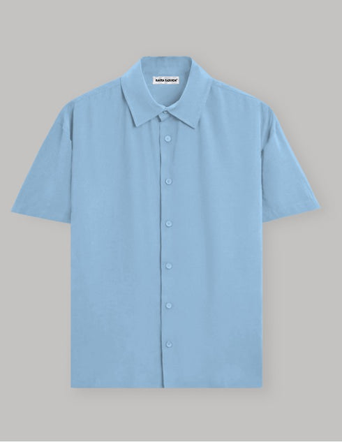 Men's Classic Oversized Plain Shirt