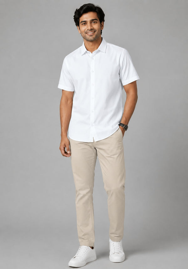 Men's Classic Oversized Plain Shirt