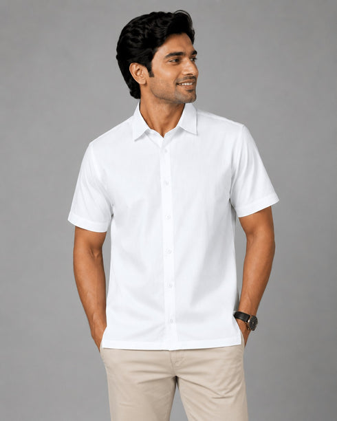 Men's Classic Oversized Plain Shirt