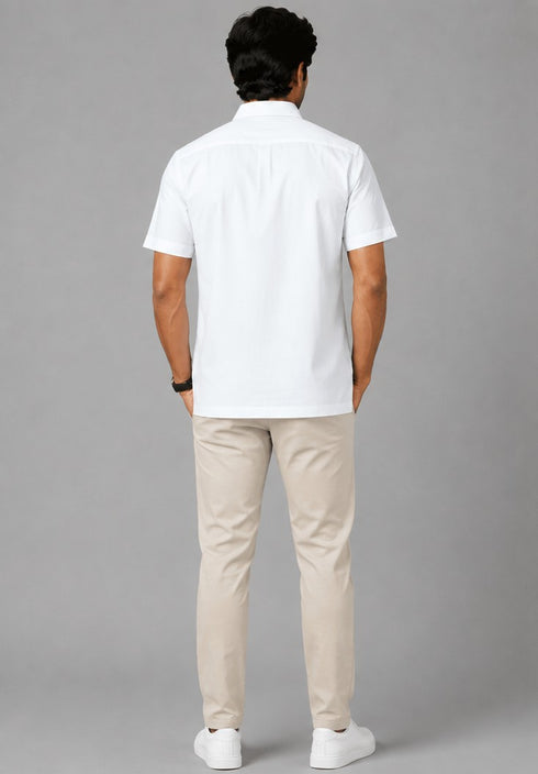 Men's Classic Oversized Plain Shirt