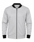 Classic Men's Grey Bomber Jacket
