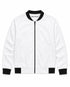 Classic Men's White Bomber Jacket