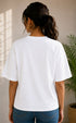 Women's Terry Oversized Plain T-Shirt