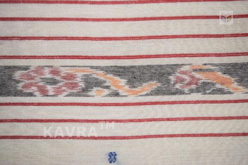 Ahimsa Pure Kosa Silk Saree with Golden Zari Border